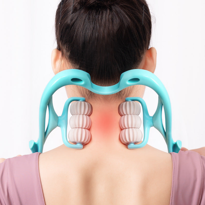 6-Wheel Roller Massager – Neck & Body Relief