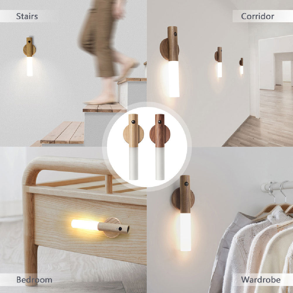 USB LED Motion Sensor Night Light – Magnetic & Wireless