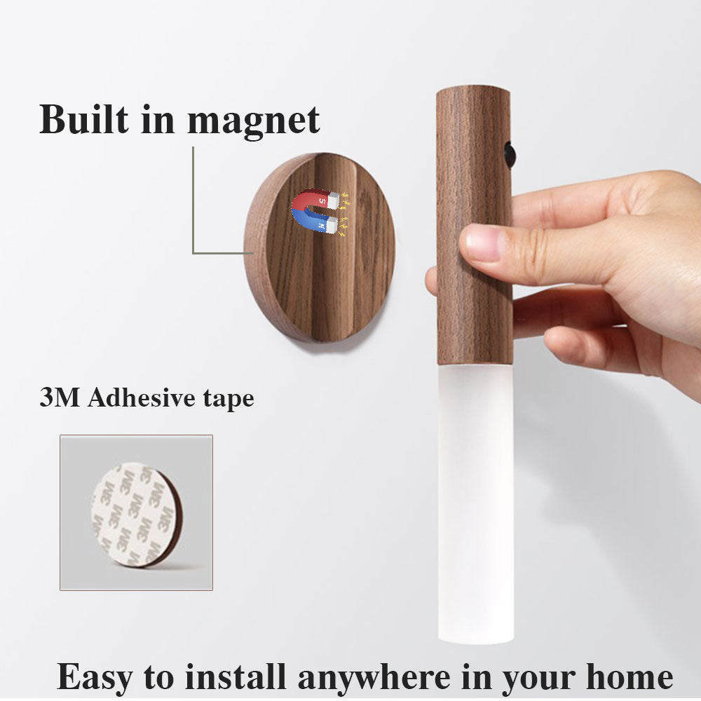 USB LED Motion Sensor Night Light – Magnetic & Wireless
