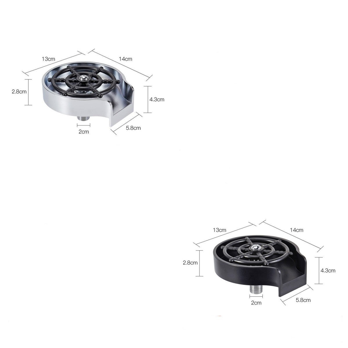 High-Pressure Cup Washer Sink for Bar & Kitchen