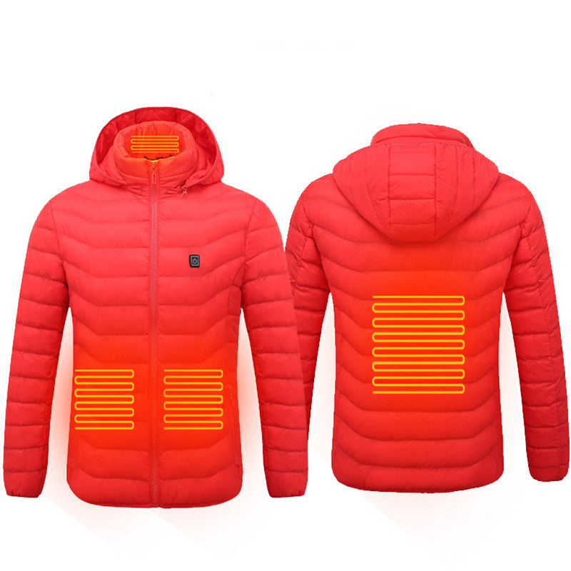USB Heated Cotton Jacket – Men’s Winter Wear