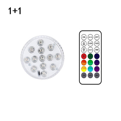 13-LED Submersible Waterproof Light with Remote – Pool, Fountain, Garden Use