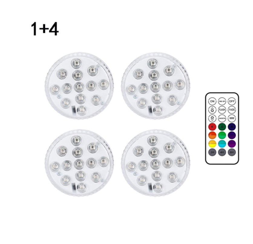 13-LED Submersible Waterproof Light with Remote – Pool, Fountain, Garden Use