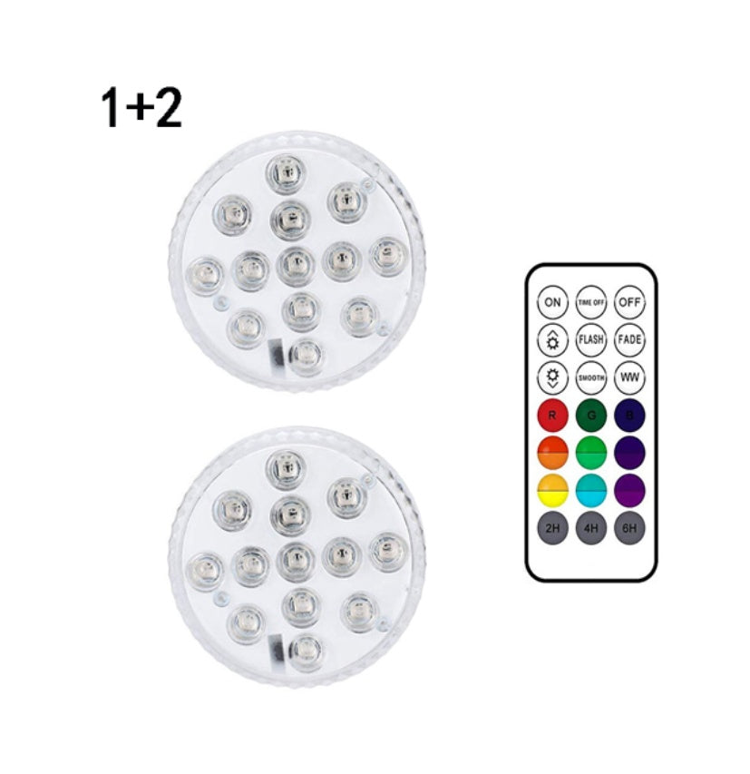 13-LED Submersible Waterproof Light with Remote – Pool, Fountain, Garden Use