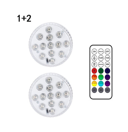 13-LED Submersible Waterproof Light with Remote – Pool, Fountain, Garden Use