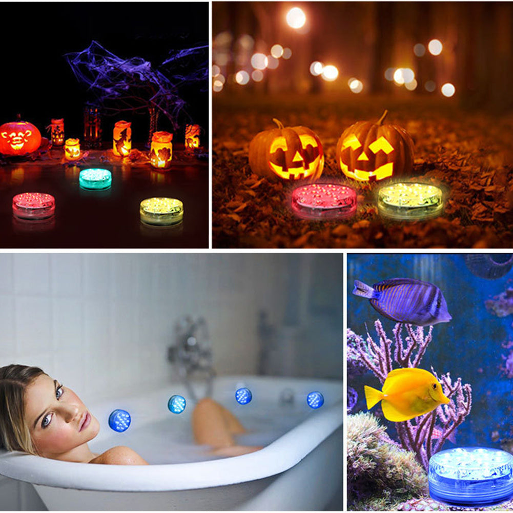 13-LED Submersible Waterproof Light with Remote – Pool, Fountain, Garden Use