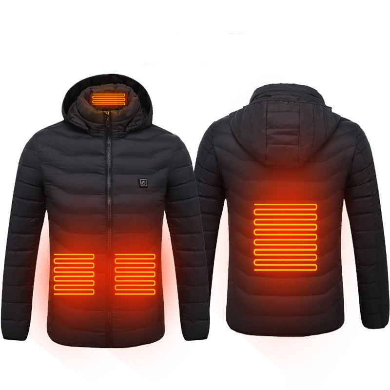 USB Heated Cotton Jacket – Men’s Winter Wear