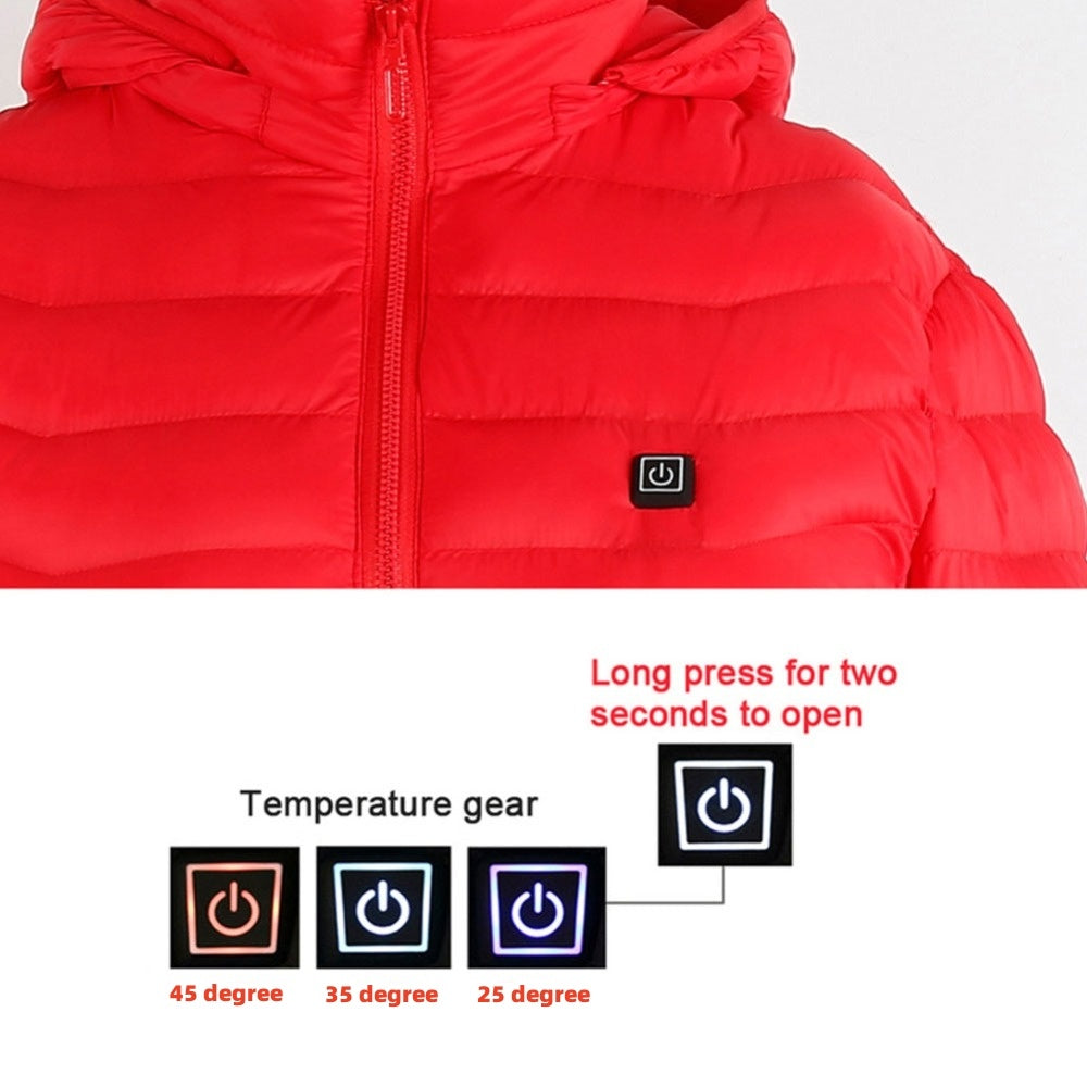 USB Heated Cotton Jacket – Men’s Winter Wear