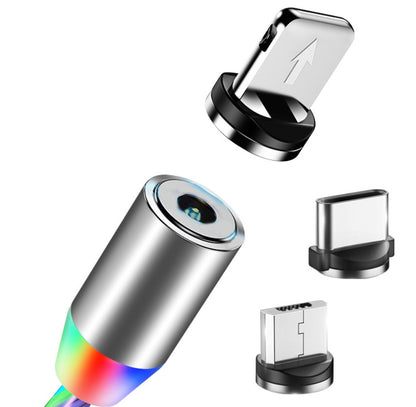 Magnetic Flowing Light Charging Cable – iPhone/Android/Type-C Compatible