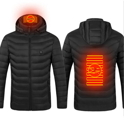 USB Heated Cotton Jacket – Men’s Winter Wear