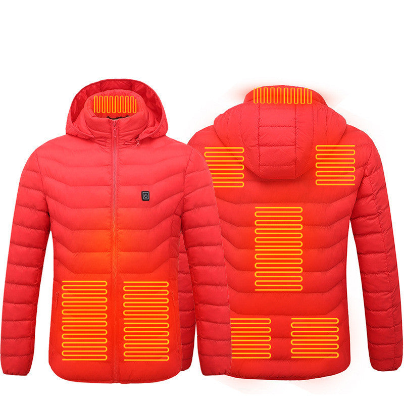 USB Heated Cotton Jacket – Men’s Winter Wear