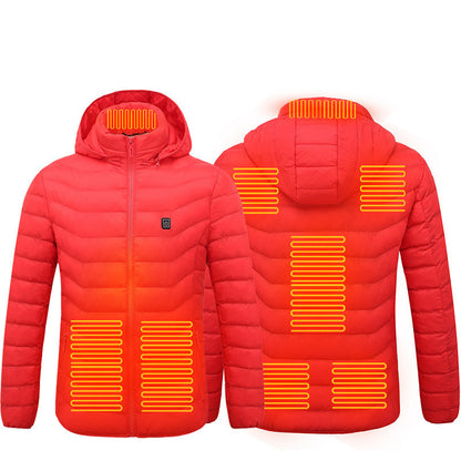 USB Heated Cotton Jacket – Men’s Winter Wear