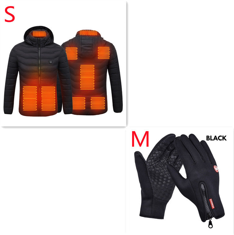 USB Heated Cotton Jacket – Men’s Winter Wear