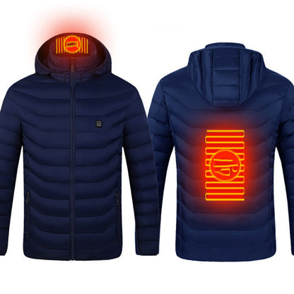 USB Heated Cotton Jacket – Men’s Winter Wear