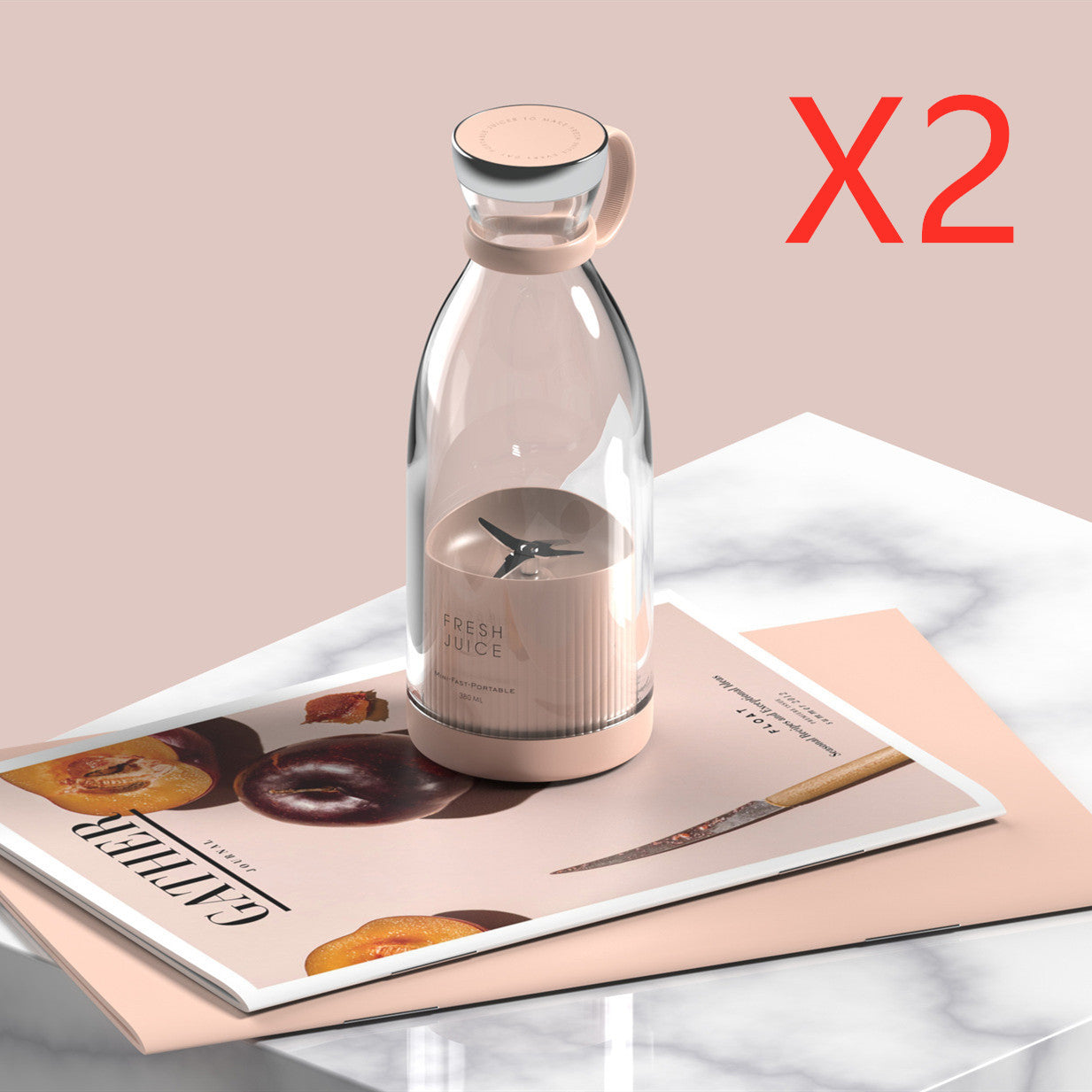USB Portable Blender – 350ML Electric Juicer Cup