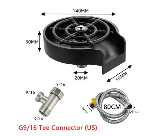 High-Pressure Cup Washer Sink for Bar & Kitchen