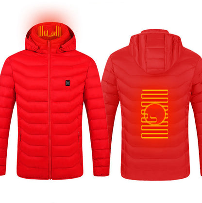 USB Heated Cotton Jacket – Men’s Winter Wear