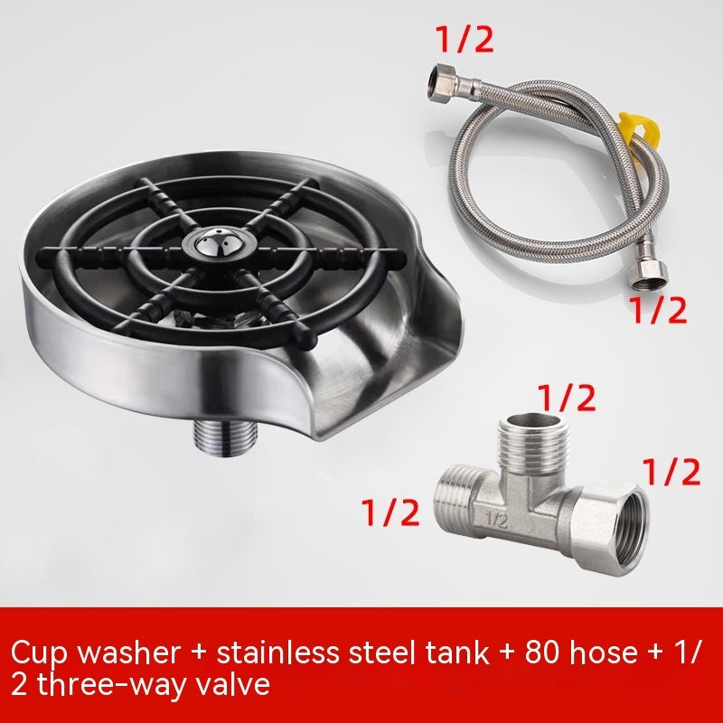 High-Pressure Cup Washer Sink for Bar & Kitchen