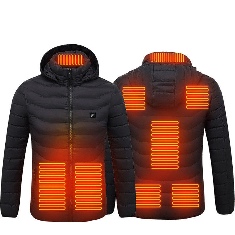 USB Heated Cotton Jacket – Men’s Winter Wear